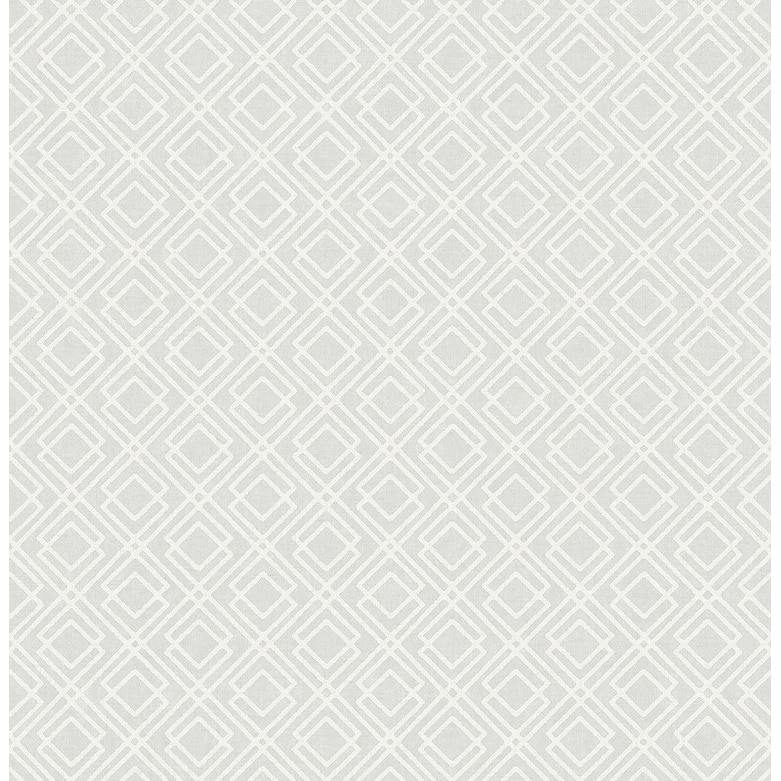 Napa Light Grey Geometric Wallpaper - 20.5in x 396in x 0.025in