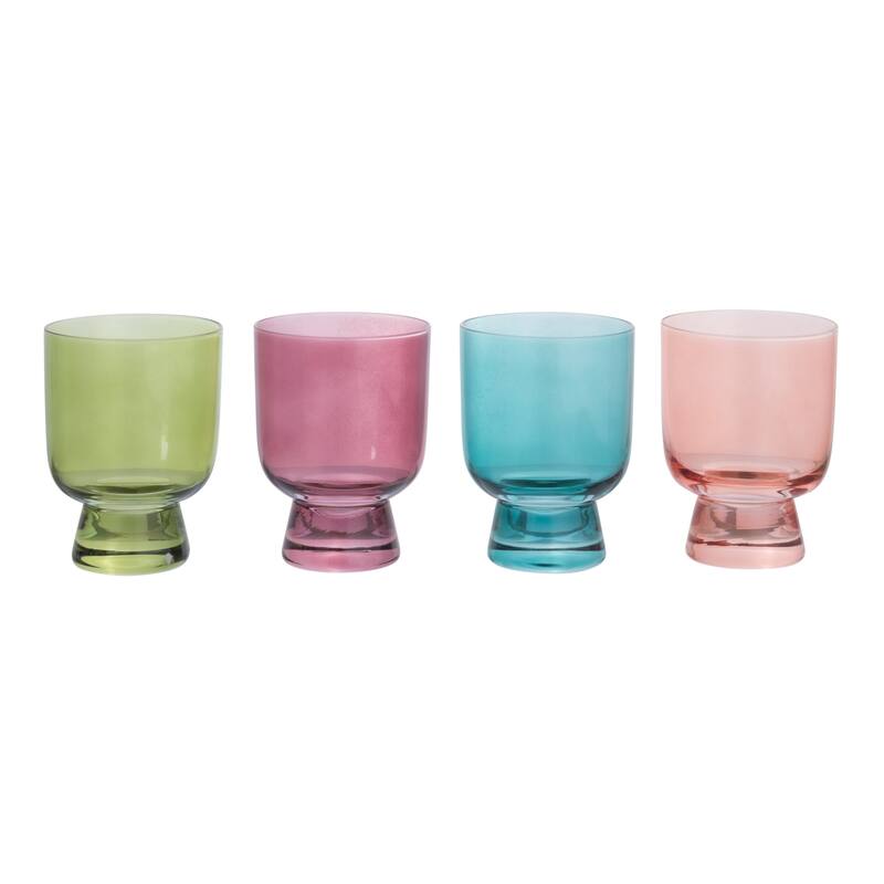 Drinking Glasses - 3.0"L x 3.0"W x 3.9"H