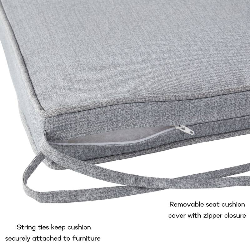 Greendale Home Fashions 18-Inch Square Outdoor Chair Pad (4-Pack)