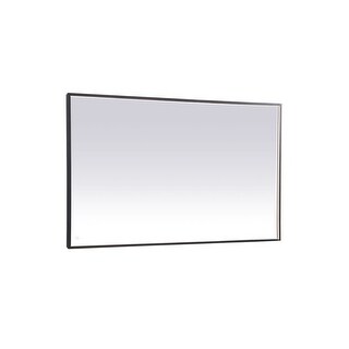 Elegant Lighting MRE63660 Pier 36" x 60" Modern Rectangular Aluminum
