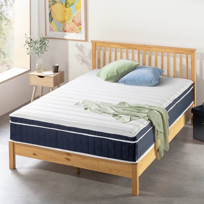 12 inch Pocket Spring Hybrid Mattress with Green Tea Memory Foam Bed