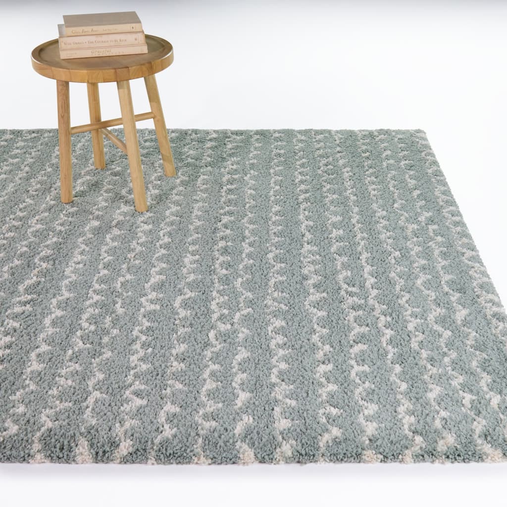 Marcial Kids Modern Squiggle Area Rug