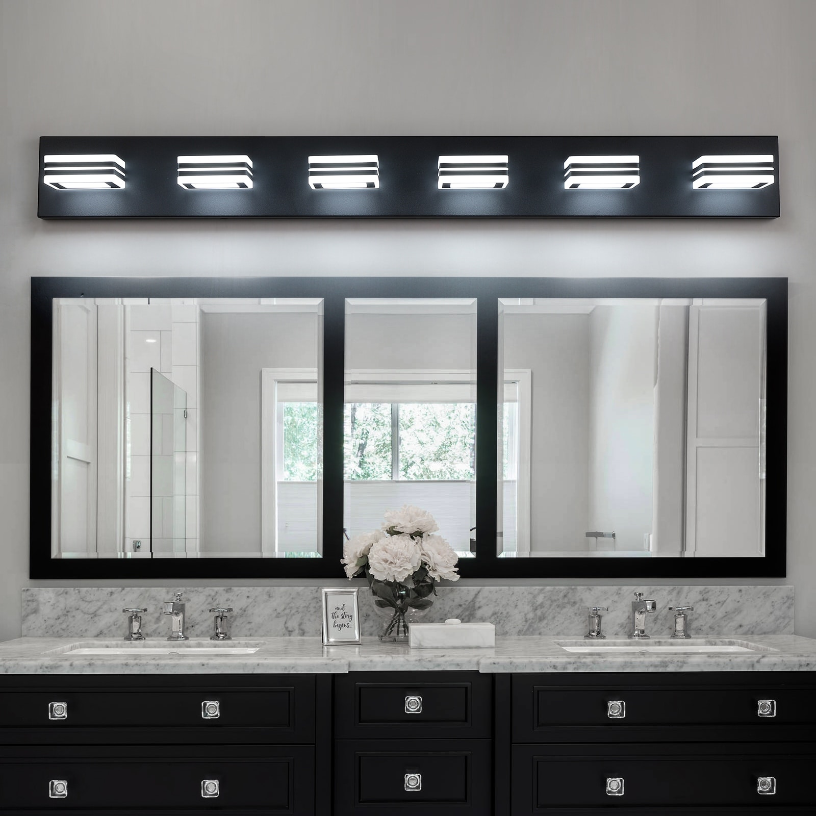 Acrylic Matte Black Bathroom Vanity Lights On Sale Bed Bath  Beyond  37246377