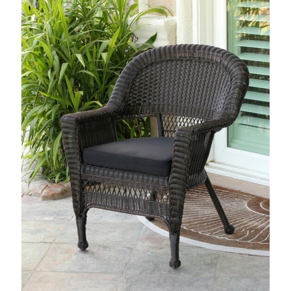 Brown plastic sales wicker chairs