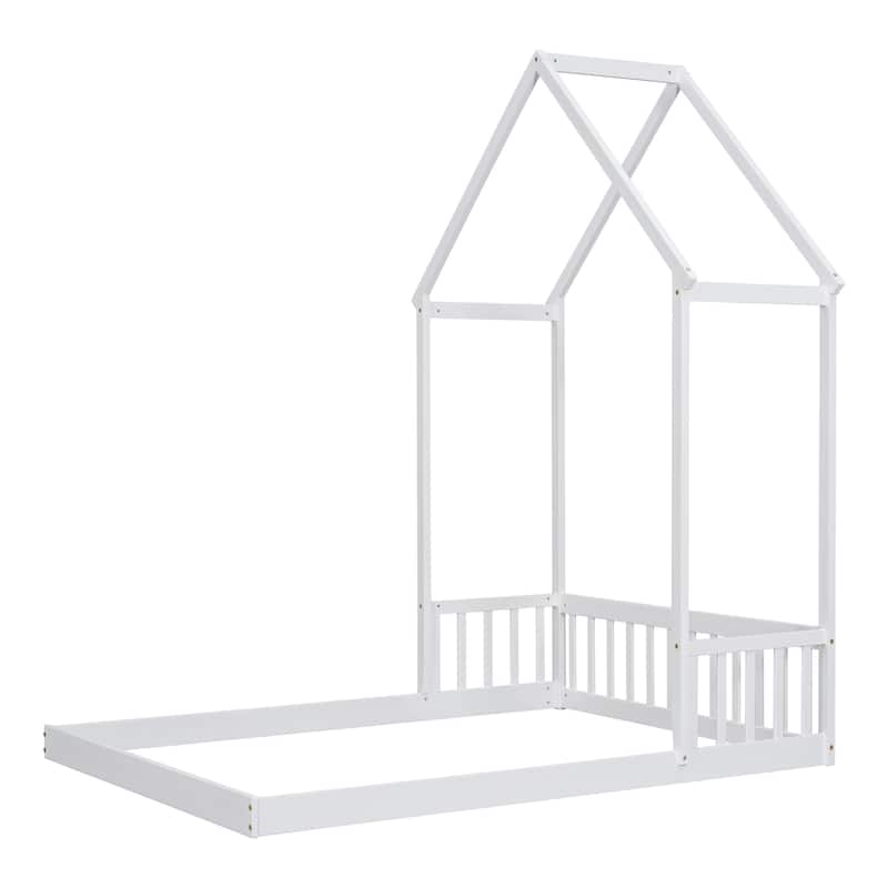 WW Full Bed with Side Bookcase