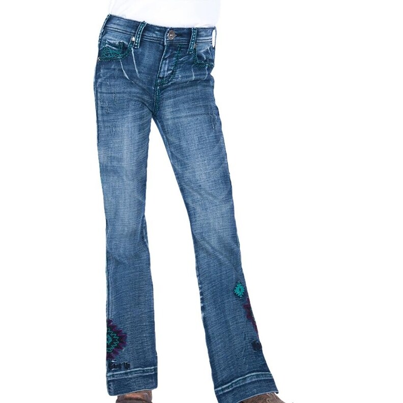 girls western jeans
