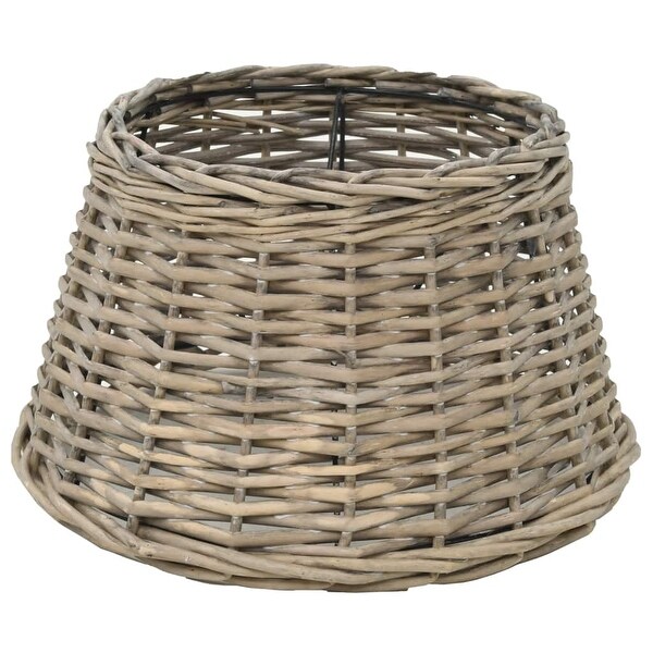 vidaXL Lamp Shade Wicker 15"x9" Natural. Opens flyout.