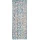 preview thumbnail 20 of 24, SAFAVIEH Windsor Schahnaz Cotton/ Polyester Silky Distressed Rug 3' x 12' Runner - Spa/Fuchsia