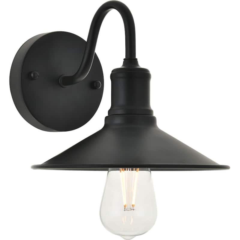 Bellevue EGBF82385 Glynis Single Light 8" Tall Bathroom Sconce - Black
