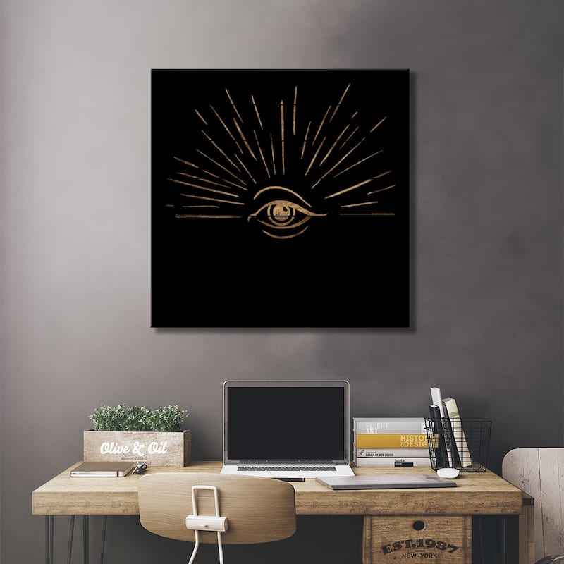 Third Eye II Print On Wood by Jacob Green - Multi-Color