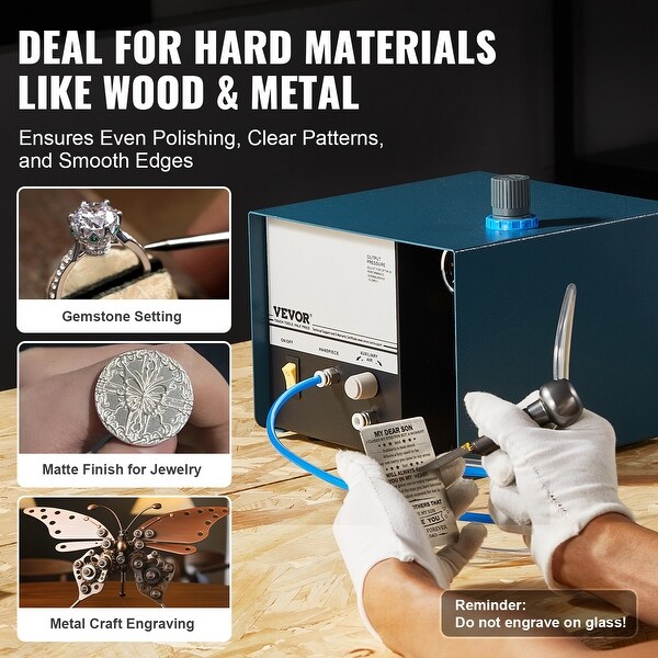 Pneumatic Jewelry Engraver,Dual Head Pneumatic Engraving Machine