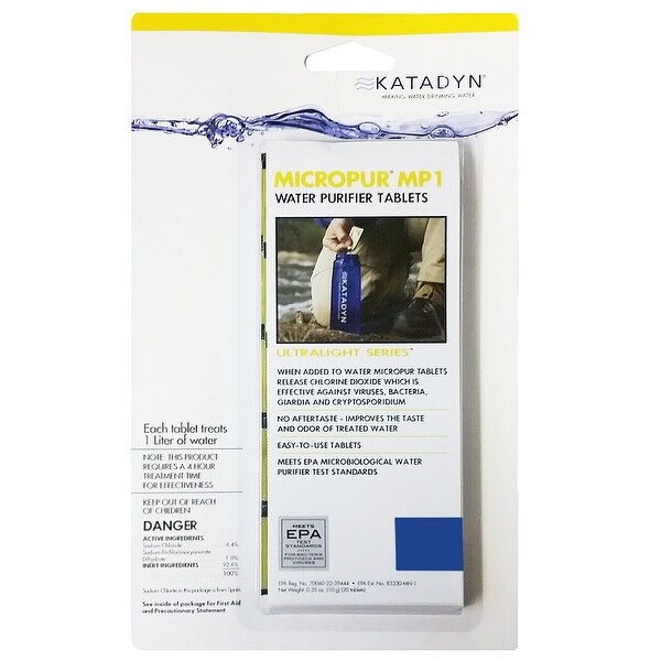 Katadyn Micropur Water Purification Tablets - 30-Pack
