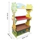 preview thumbnail 7 of 11, Fantasy Fields Sunny Safari Kids 3-Tier Bookshelf with Storage Drawer, Animal-Themed Wooden Bookcase for Toddlers and Children