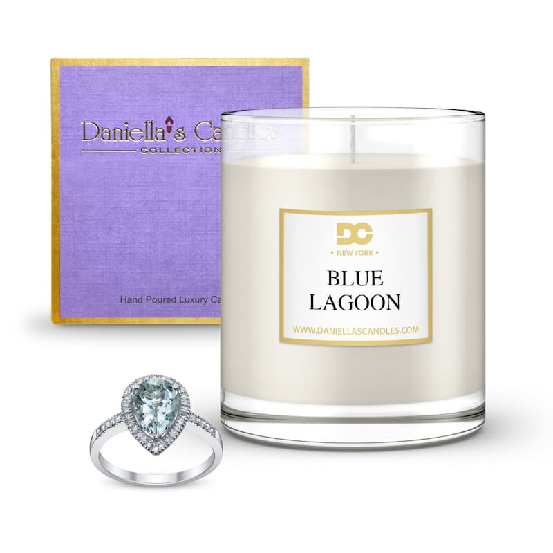 DANIELLA'S CANDLES Blue Lagoon Jewelry Candle - Necklace
