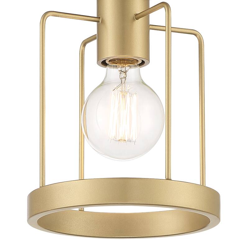 1 Light Semi Flush - 7