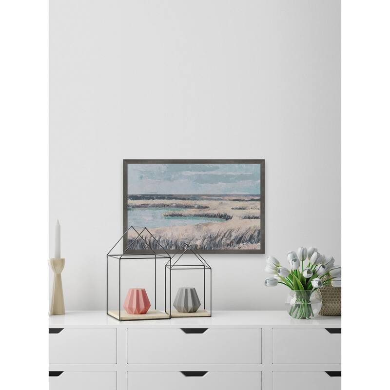 A Cool Swim Framed Print