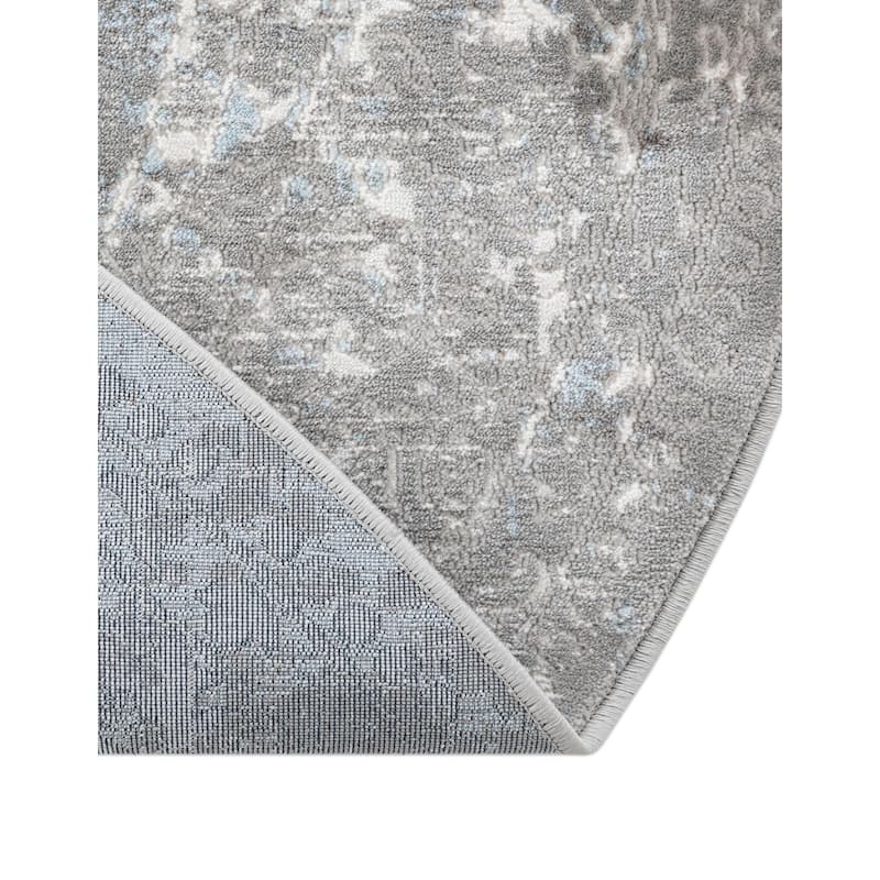 Contemporary Franbu Collection Area Rug - 5' Round