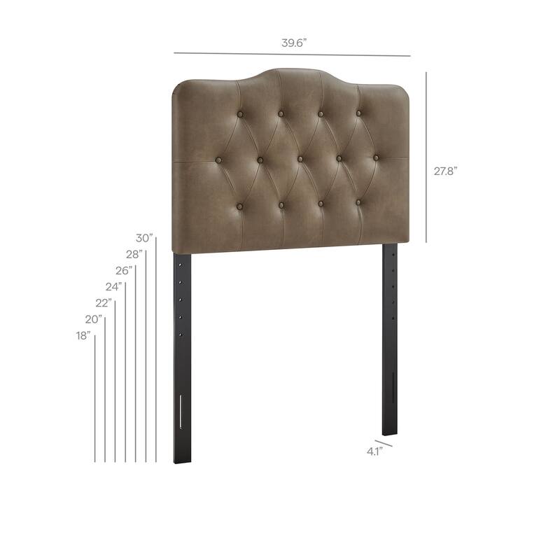 Annabel Faux Leather Headboard