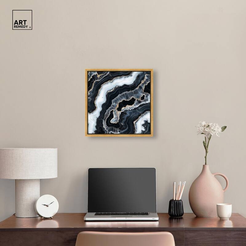 Aureate Ash Canvas by Art Remedy