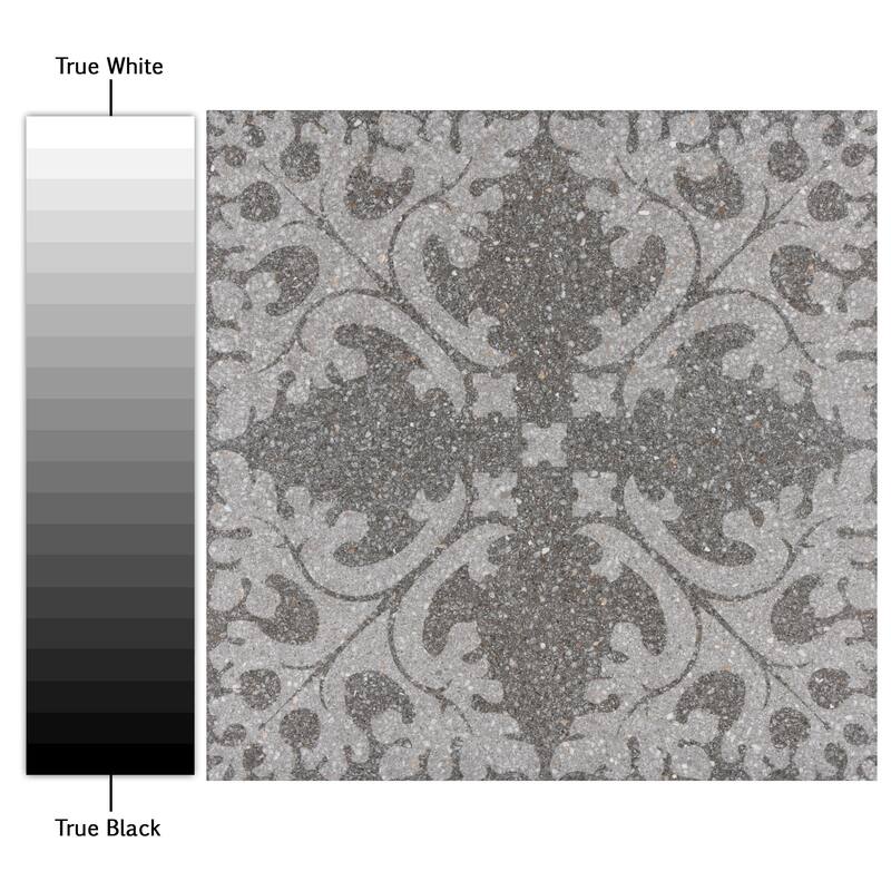 Merola Tile Farnese Molise Grafito 11-1/2" x 11-1/2" Porcelain Floor and Wall Tile