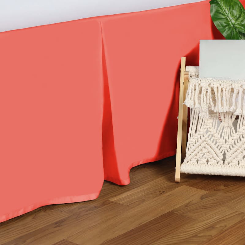 Superior 300 Thread Count Solid Combed Cotton Drop Bedskirt
