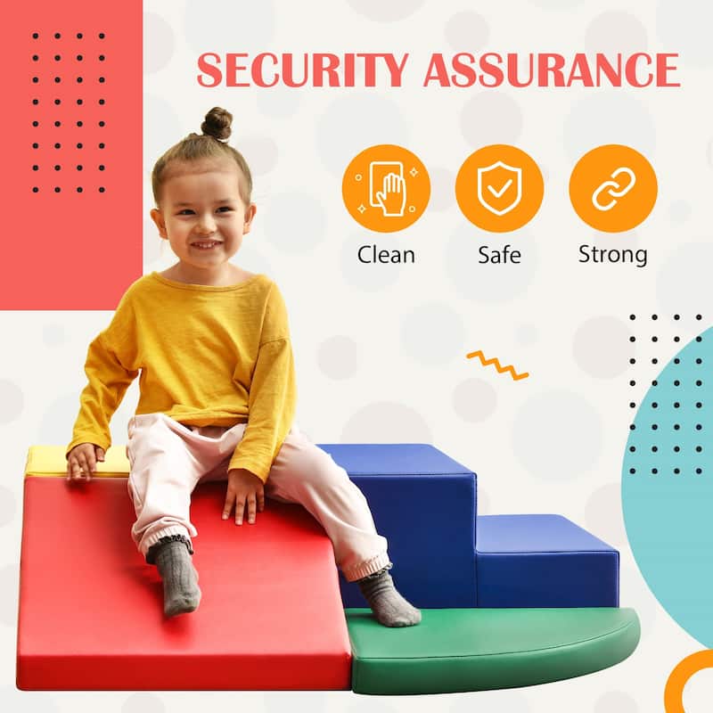 Soft Climb and Crawl Foam Playset,