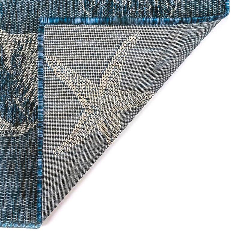 Liora Manne Carmel Shells Casual Indoor/ Outdoor Flat Area Rug