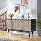 55 Inch Buffet Cabinet Kitchen Sideboard Buffet Table Coffee Bar With ...