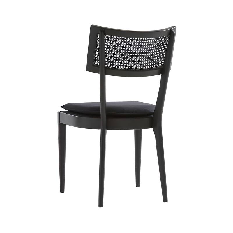 Modern Libby Style Cane Black Tina Cane Dining Chair