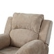 preview thumbnail 36 of 37, Chenille Manual Recliner with 3-Position Adjustable Backrest, Soft Foam Seat, Durable Frame, 330LB Weight Support