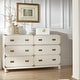 preview thumbnail 4 of 22, Kedric 6-Drawer Gold Accent Dresser by iNSPIRE Q Bold