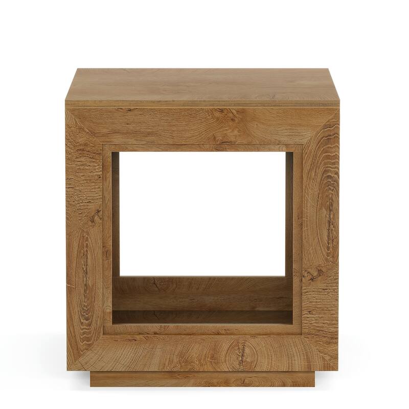 End Table, Side Table with Storage Shelf, Nightstand Bedside Table for Bedroom, Living Room, Entryway