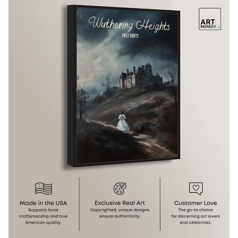 Wuthering Heights Cover Canvas by Art Remedy