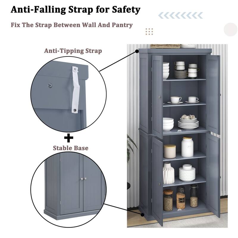 Wood Kitchen Panty Organizer Storage Cabinet Wood Shed