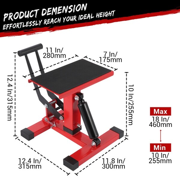 大人気 Lift Stand Moto Stand Jack Compact Adjustable Height & for