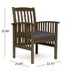 preview thumbnail 4 of 26, Sorrento Acacia Wood 9-piece Expandable Table Outdoor Dining Set by Christopher Knight Home