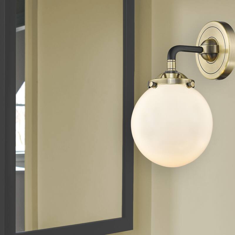 Innovations Lighting Beacon Single Light 11" Tall Bathroom Sconce with