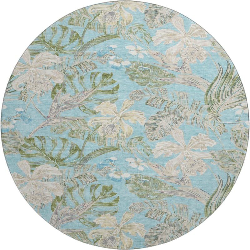 Premium Washable Super Soft Tropical Paradise Mayfield Rug
