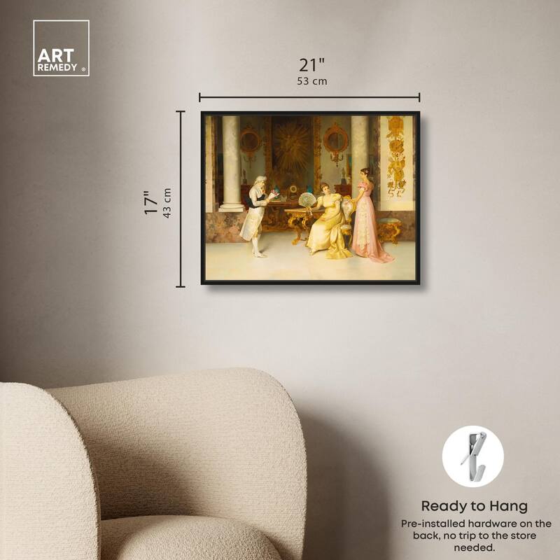 Bashful Suitor Canvas by Art Remedy