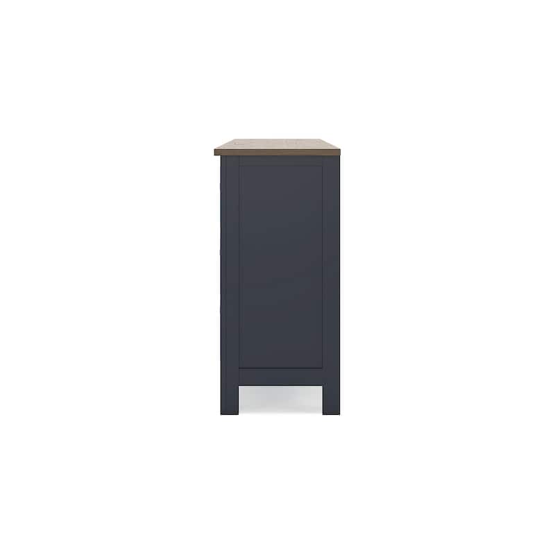 Signature Design by Ashley Landocken Brown/Blue Dresser