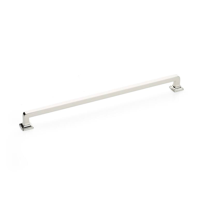 Schaub and Company Menlo Park 12" Center to Center Contemporary - Polished Nickel