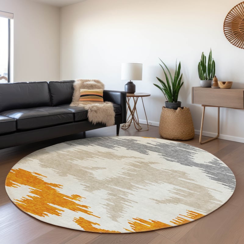 Machine Washable Indoor/ Outdoor Chantille Global Boho Rug
