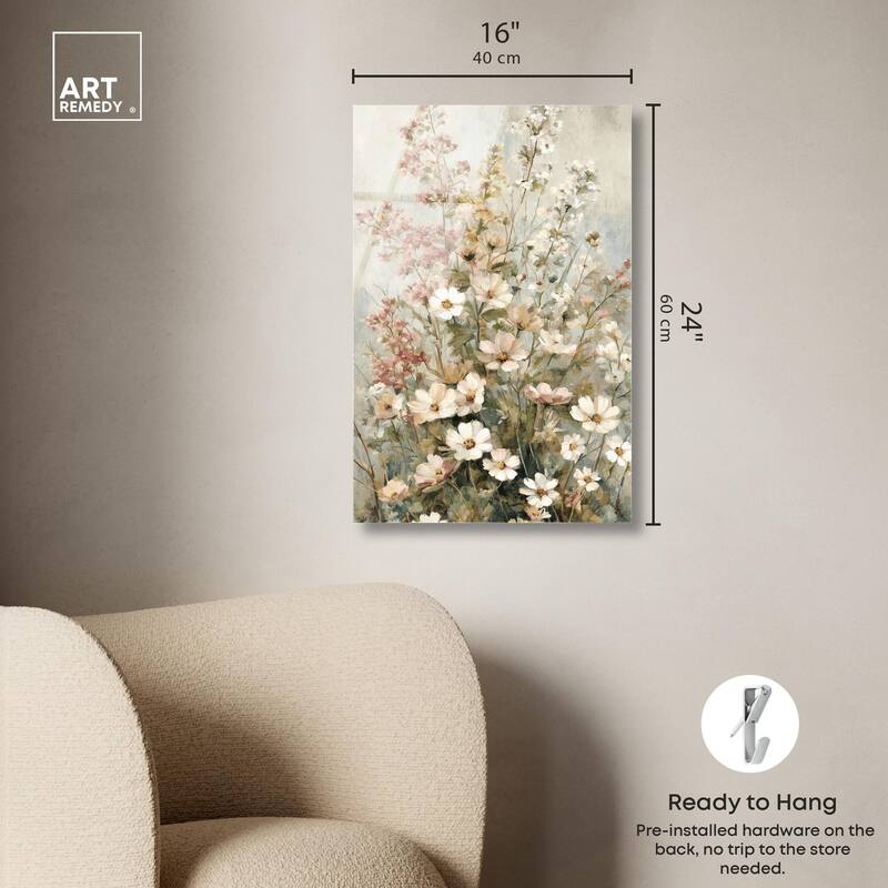 Heirloom Blossoms I Acrylic by Art Remedy, Ready to Hang