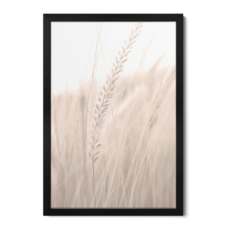 Grass I Premium Framed Poster by 1x Studio III - Black - 16x24x1