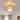 17.9'' Frosted Glass Natural Rattan Semi Flush Mount 1-Light
