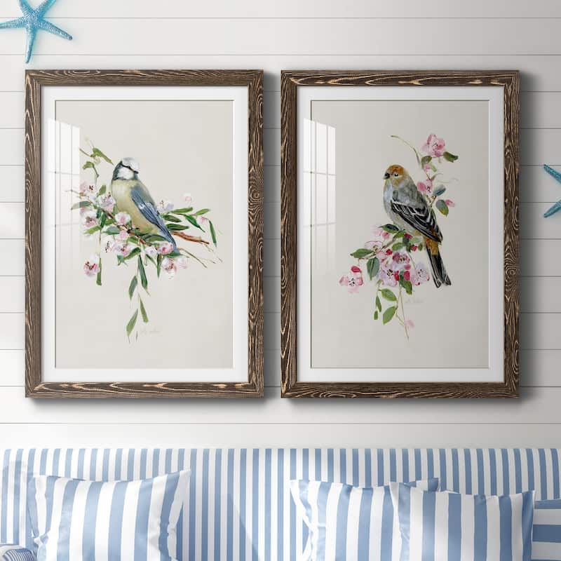 Spring Song Blue Bird-Premium Framed Print - Ready to Hang