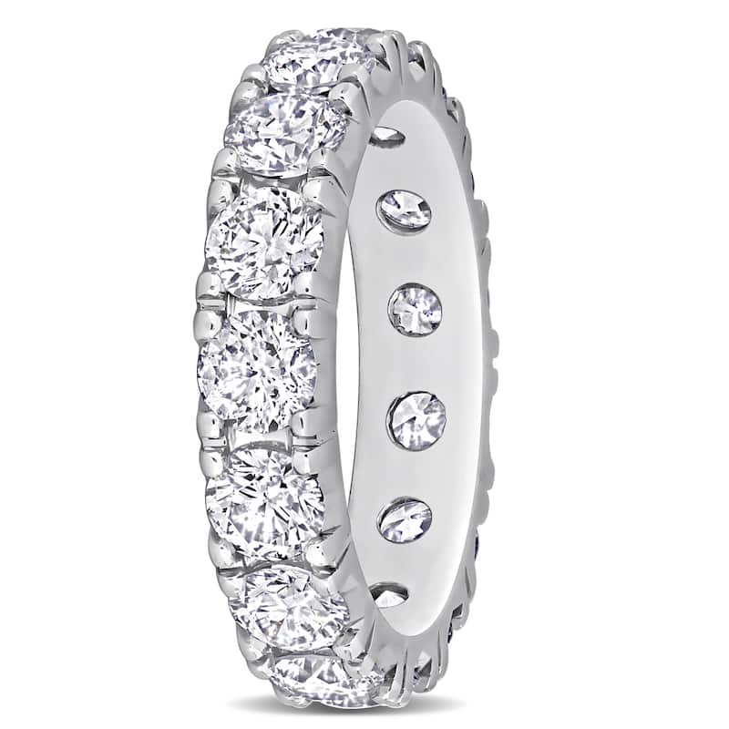Miadora 3 3/4ct Diamond TDW Eternity Ring in 14k White Gold