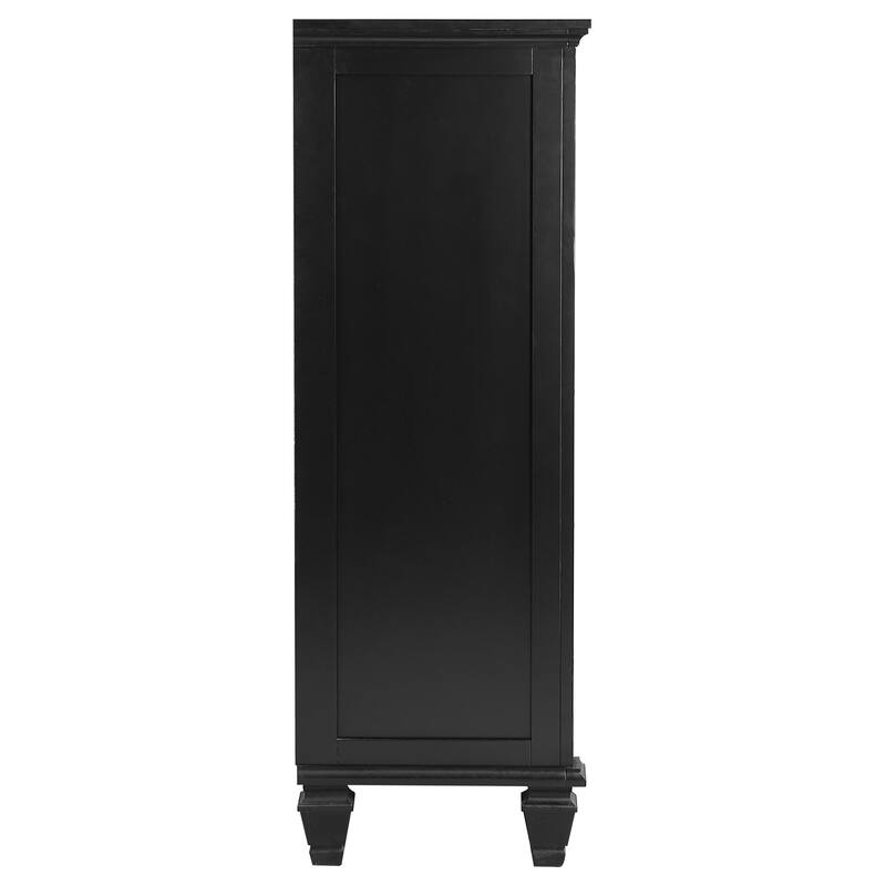 Sandy Beach Coastal Wood 5-drawer Bedroom Chest