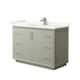 Option Light Green / Giotto Quartz Top / Brushed Nickel