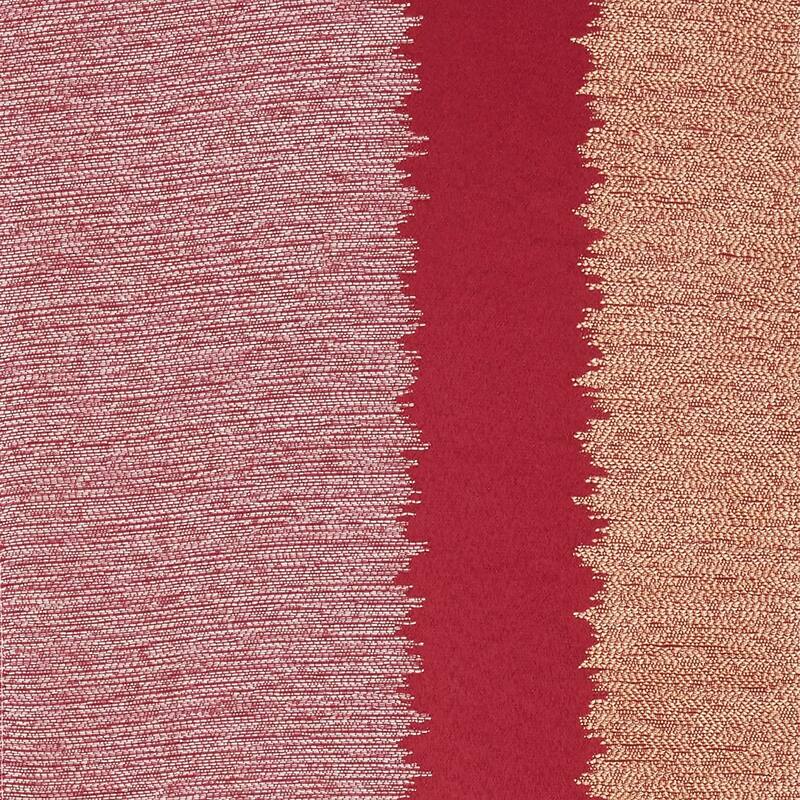 Violet Linen Chenille Striped Swivel Pattern, 13 Inch by 70 Inch, Decorative Table Runners